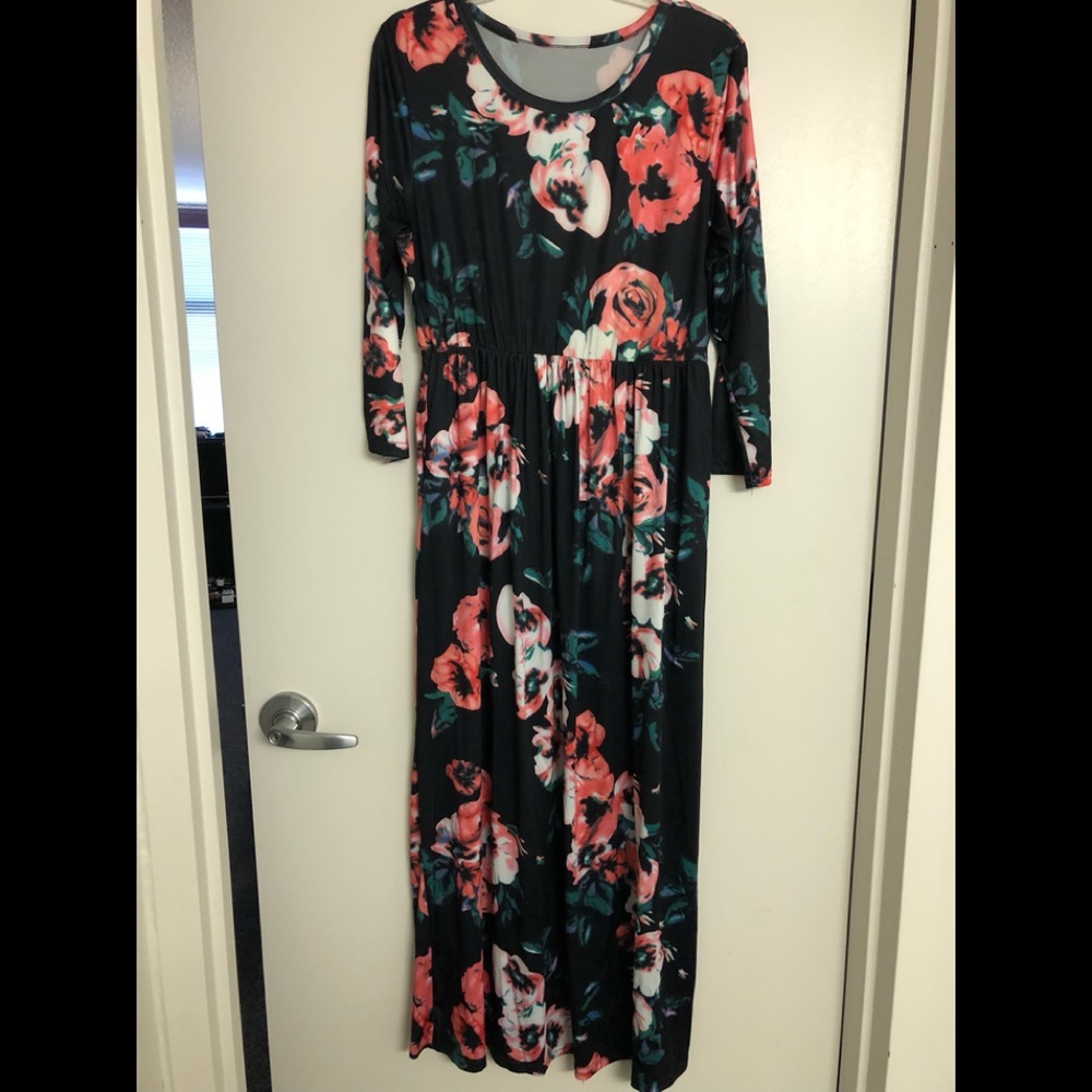 Floral maxi dress